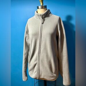 Uniqlo Light Gray Fleece Top